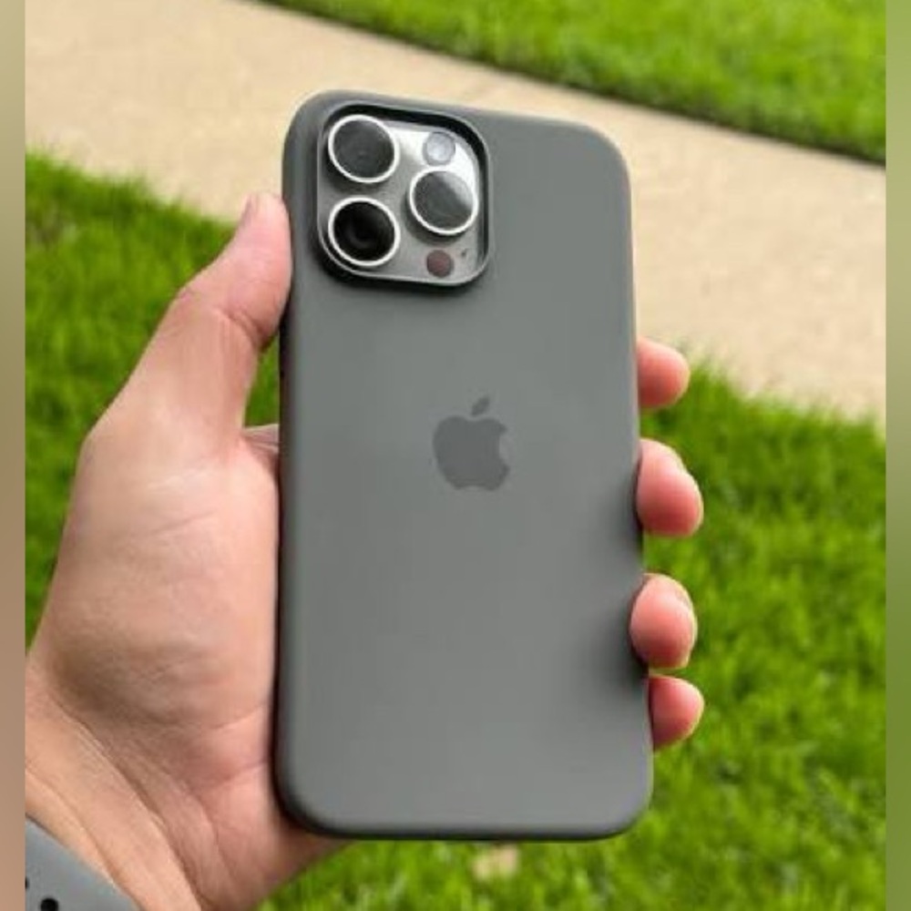 Apple Clay Silicone iPhone Case